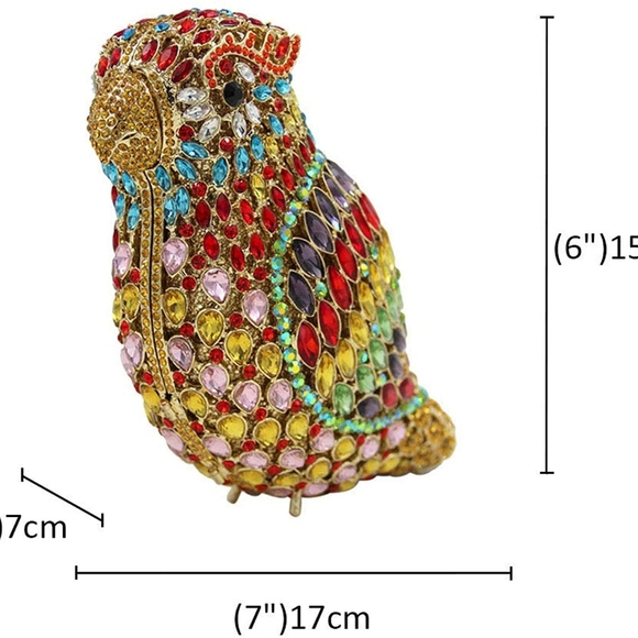 Parrot Crystal Clutch - Picture 3 of 7